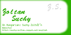 zoltan suchy business card